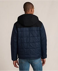 Lands' End Men's Weatherproof Reversible Hooded Jacket