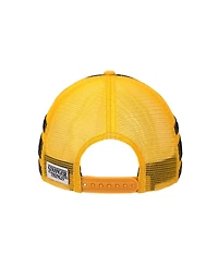 Stranger Things Men's Dustin Henderson Black & Yellow Cosplay Trucker Hat