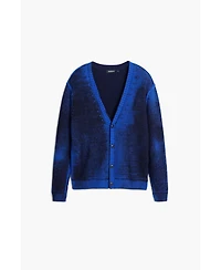 Desigual Men's Gradient cardigan sweater