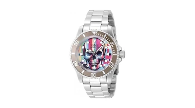 Invicta Men's 49060 Pop Art Quartz 3 Hand Multi Color Dial Watch