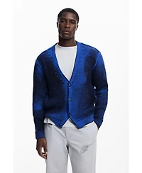 Desigual Men's Gradient cardigan sweater