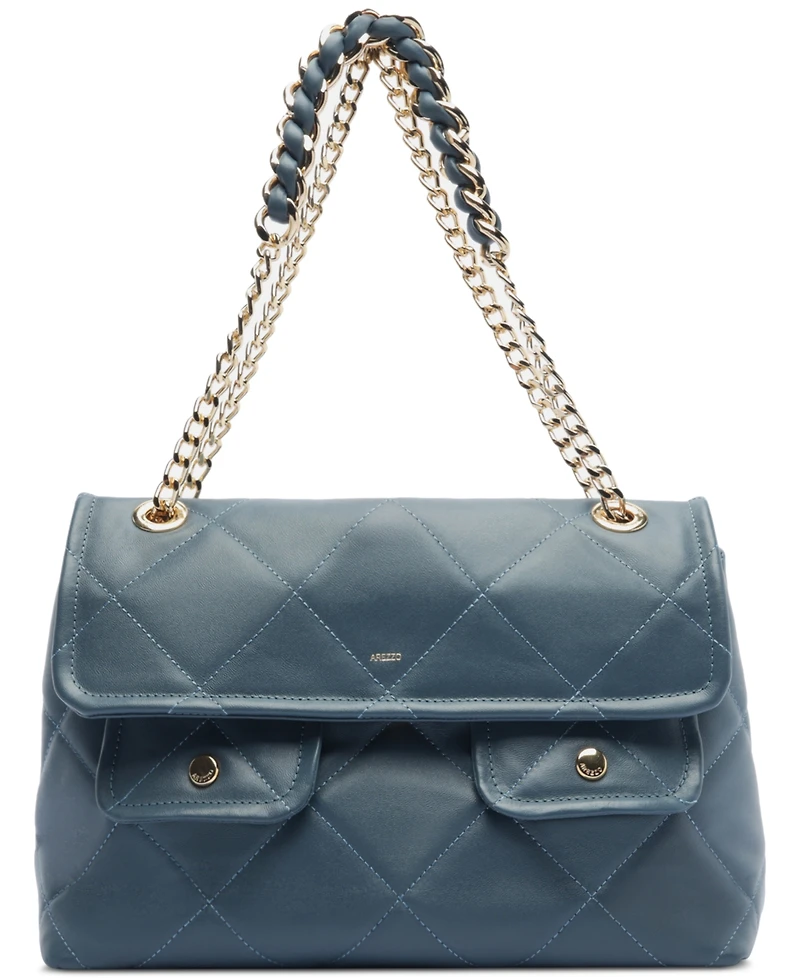 Arezzo Diana Large Leather Shoulder Handbag