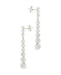 Sterling Forever Sterling Silver Ianthe Brilliant Cut Cz Dangle Earrings
