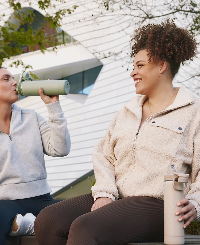 Takeya Sport oz. Triple-Insulated Water Bottle with Spout Lid