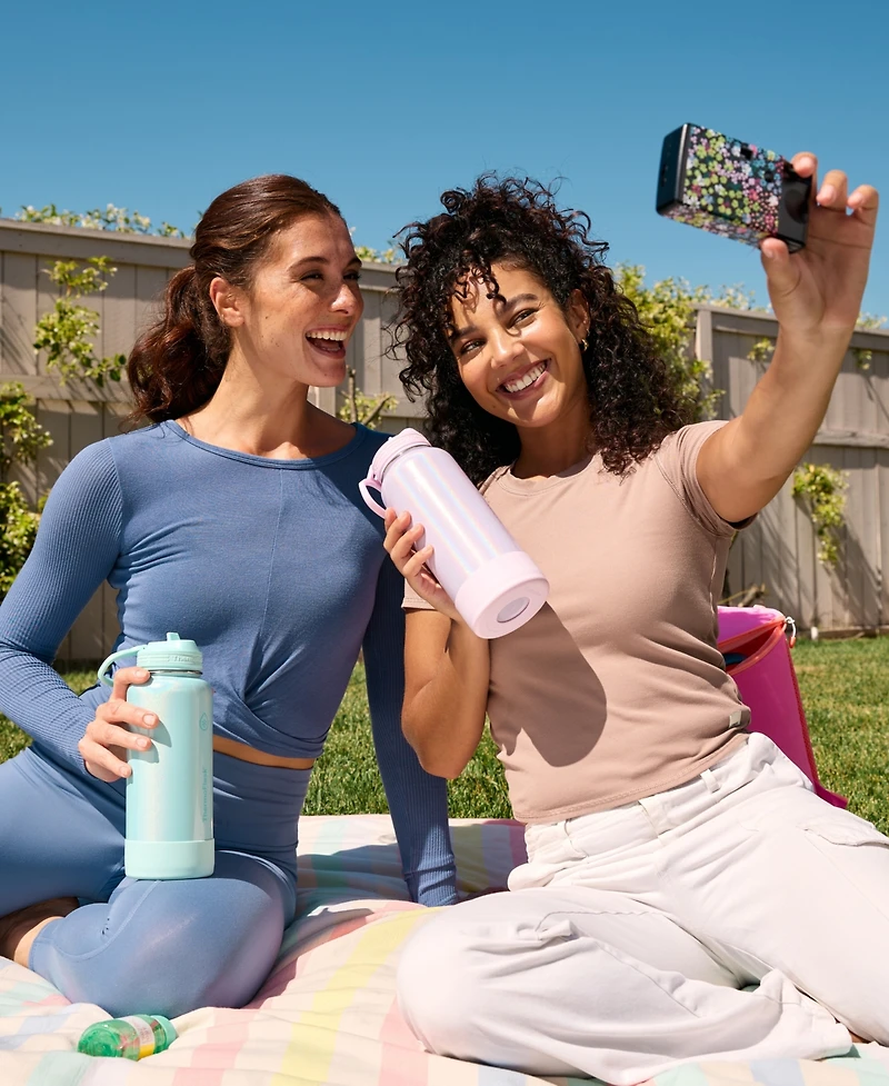 ThermoFlask 32 oz. Double Wall Vacuum Insulated Water Bottle with Straw Lid