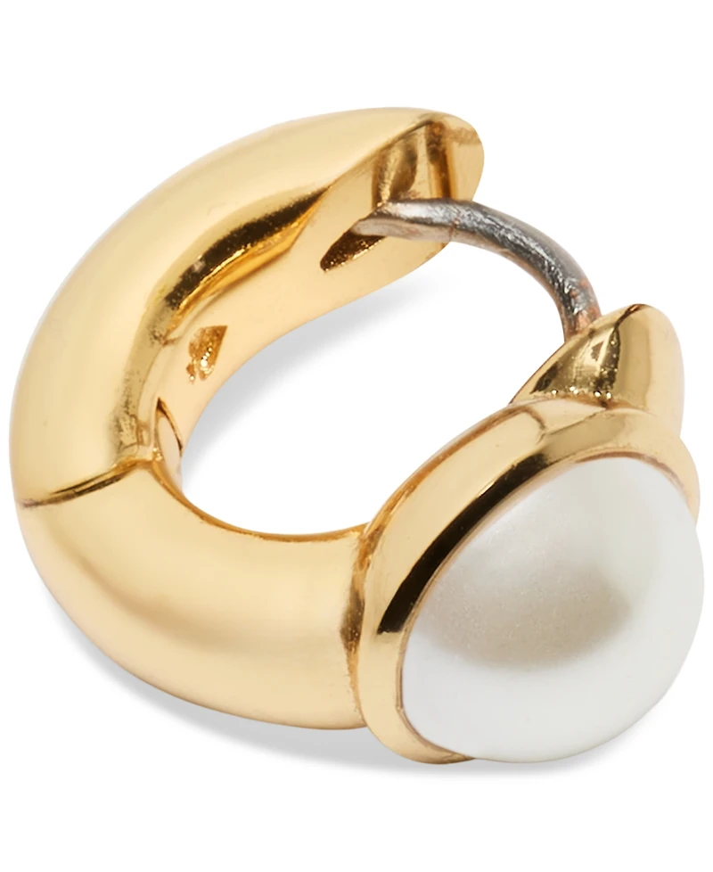 kate spade new york Cubic Zirconia Round Huggies Earrings