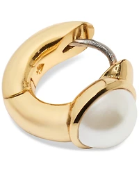 kate spade new york Cubic Zirconia Round Huggies Earrings