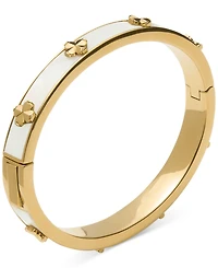 kate spade new york Imitation Pearl Gold Hinge Bangle Bracelet