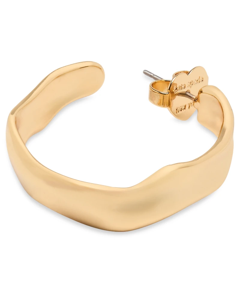 kate spade new york Gold-Tone Huggies Earrings