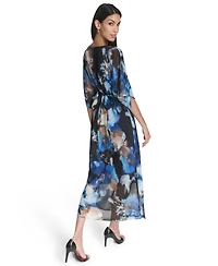 Halston Women's Printed Kimono Dress