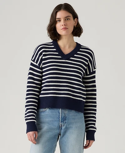 Levi's Women's Reese V-Neck Long Sleeve Sweater