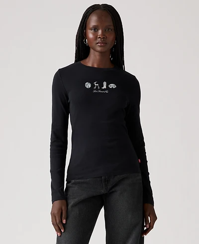 Levi's Women's Graphic Essential Long Sleeve T-Shirt
