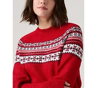 Levi's Women's Lou Fair Isle Crewneck Sweater
