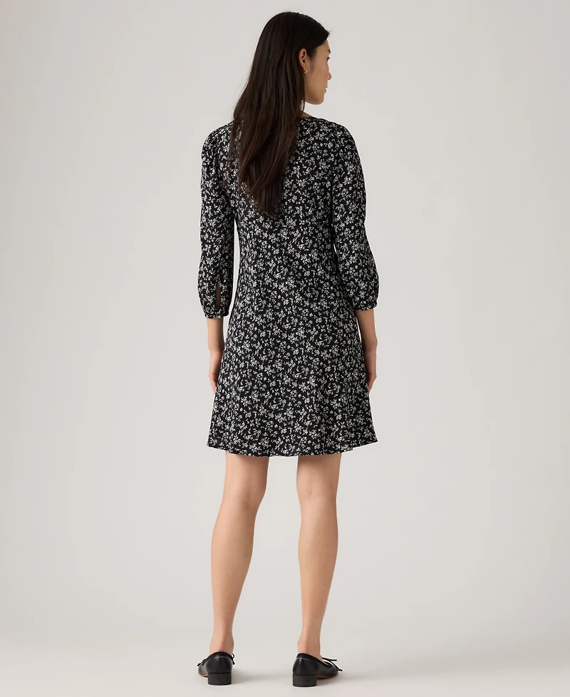 Levi's Women's Odette Holiday V-Neck Mini Dress