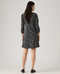 Levi's Women's Odette Holiday V-Neck Mini Dress