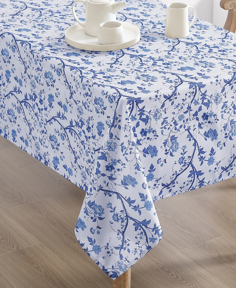Laura Ashley Easy Care Pattern Tablecloth, 60" x 102"