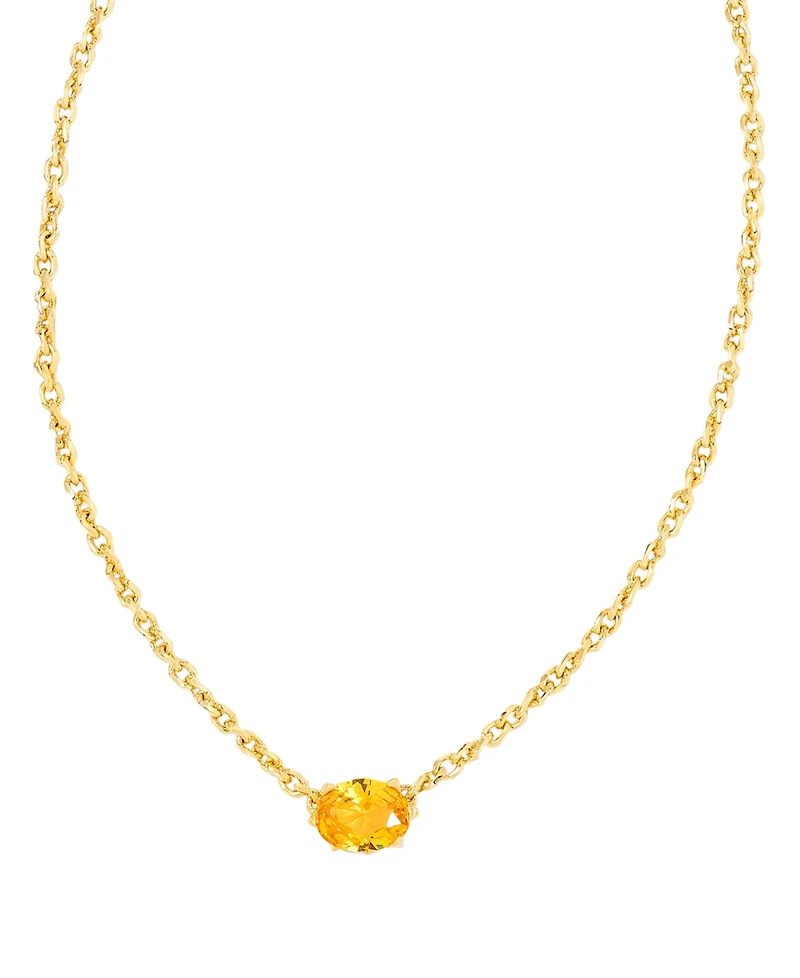 Kendra Scott 2-Piece Cubic Zirconia Cailin Pendant Necklace and Huggie Earrings Gift Set