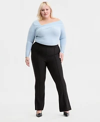 Bar Iii Trendy Plus Flare Pants, Macy's Exclusive