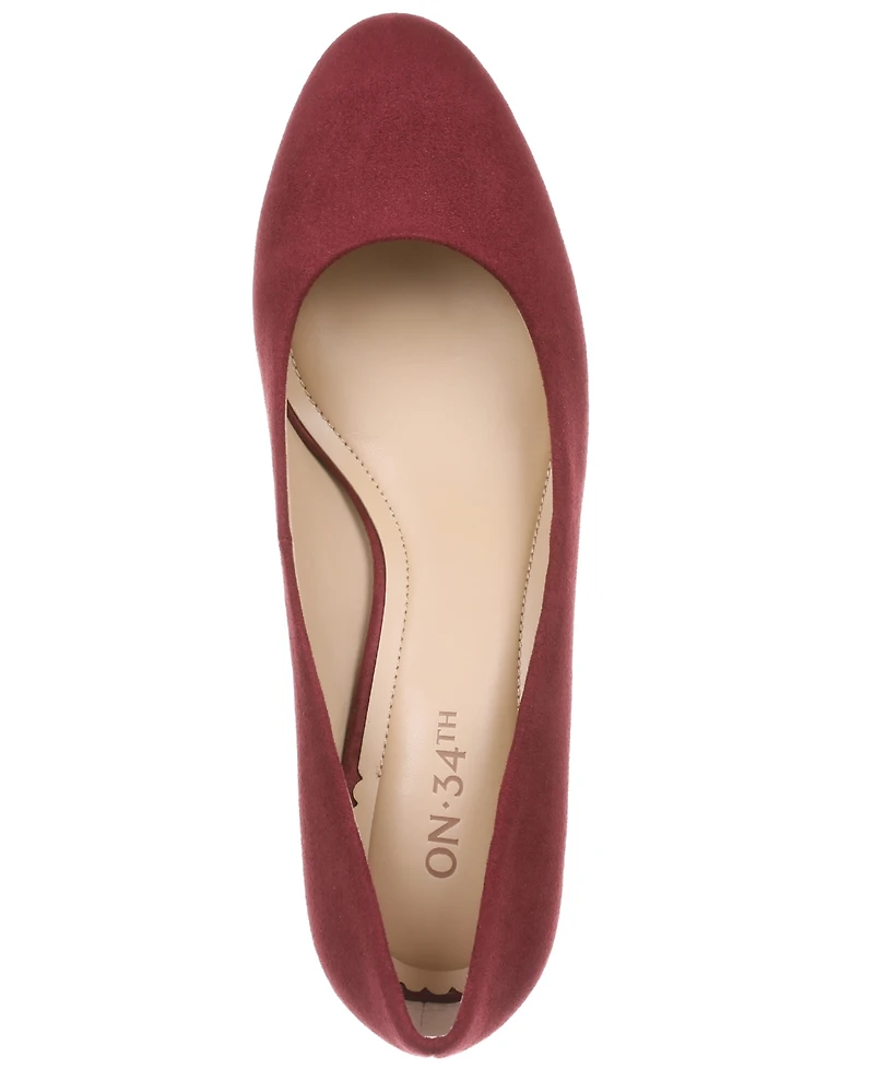 On 34th Toulla Mid Block Heel Pumps, Macy's Exclusive