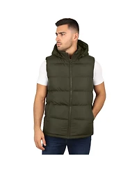 Spire By Galaxy Men's Heavyweight Hooded Puffer Vest