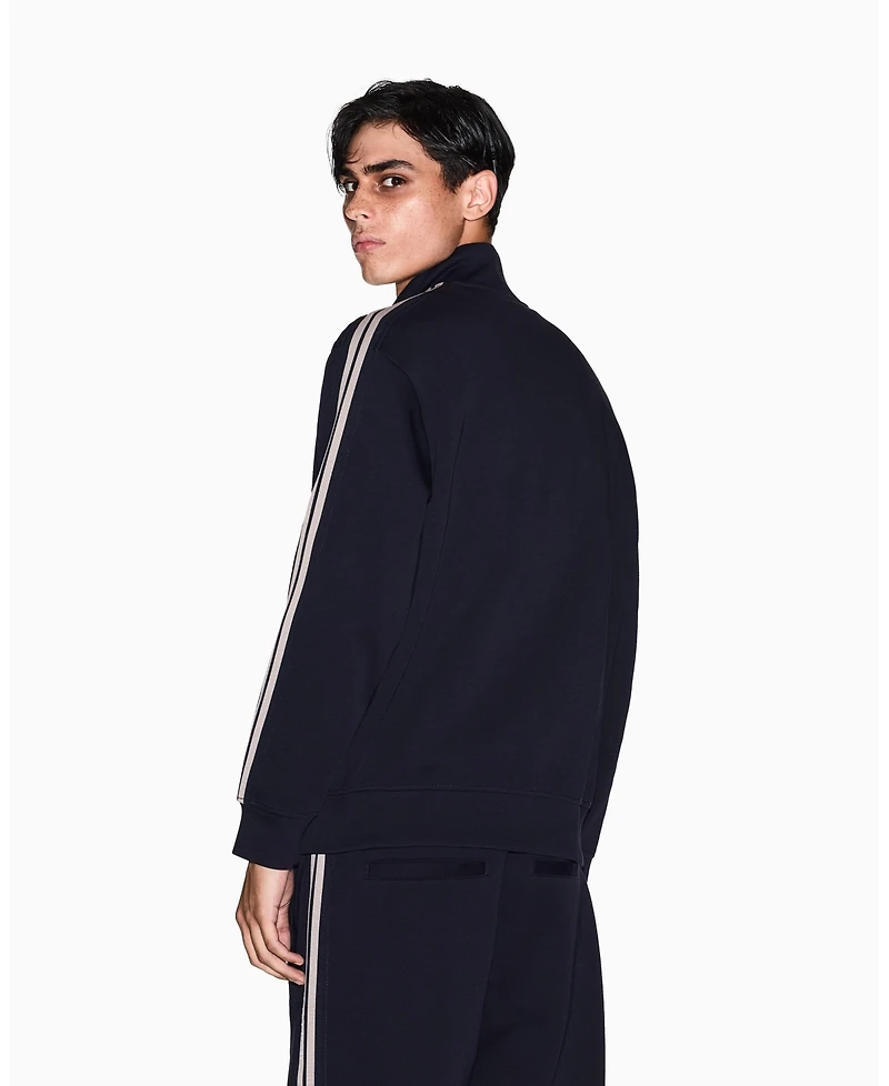 A|X Armani Exchange Men's Tape Full Zip Sweatshirt