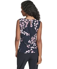 Calvin Klein Petite Printed Sleeveless Top