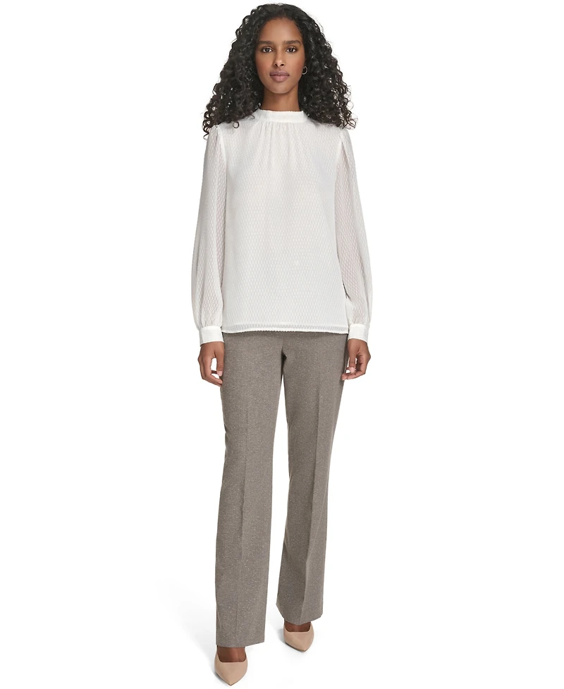 Calvin Klein Women's Textured Long Sleeve Top