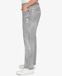 Ruby Rd. Plus Metallic Painted Pull On Jeans