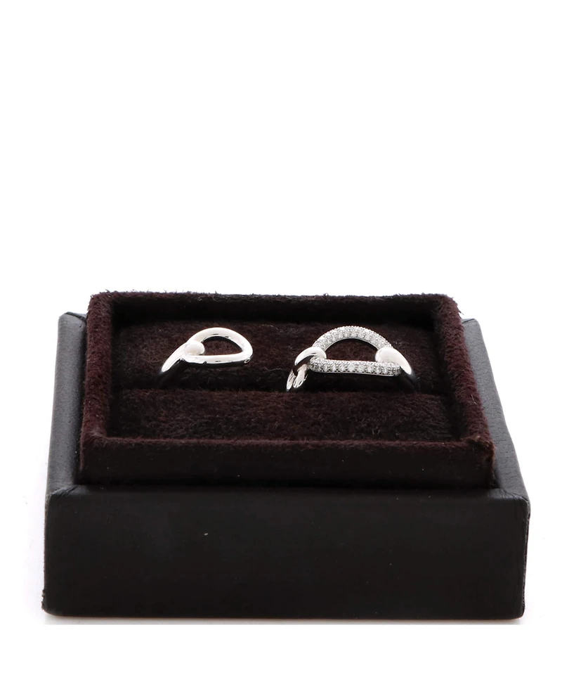 Pre-Owned Hermes Filet d'Or Double Ring