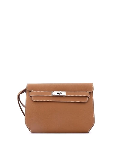 Pre-Owned Hermes 25 Kelly Depeches Pouch Togo