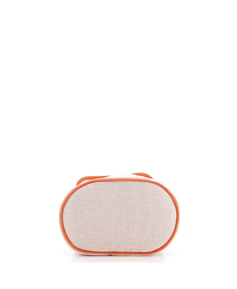 Pre-Owned Hermes Les Cabanes Backpack Embroidered Toile