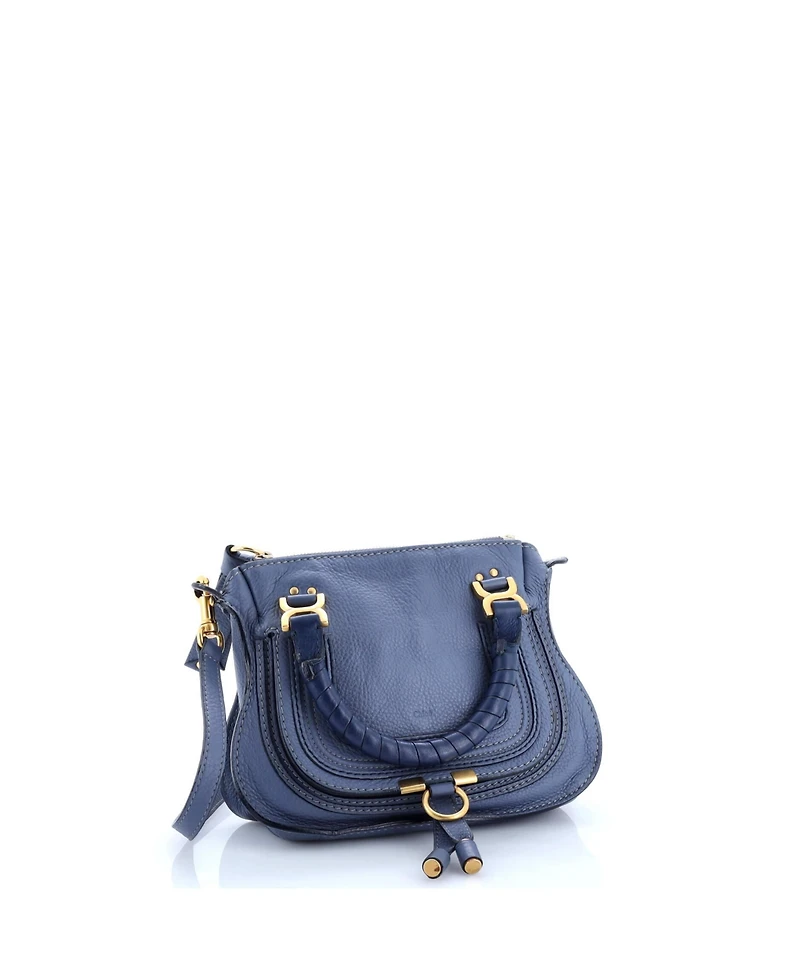 Pre-Owned Chloe Baby Marcie Satchel Leather