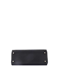 Pre-Owned Hermes Kelly 28 Handbag Black Novillo with Gold Hardware
