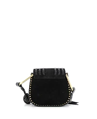 Pre-Owned Chloe Mini Hudson Handbag Whipstitch Suede