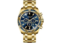 Invicta Men's 34120 Bolt Quartz Chronograph Blue Dial Watch