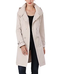 kimi + kai Women's Mid-Length Trench Coat