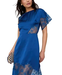 Lily and Lionel London Women's Selma Lace Insert Maxi Dress