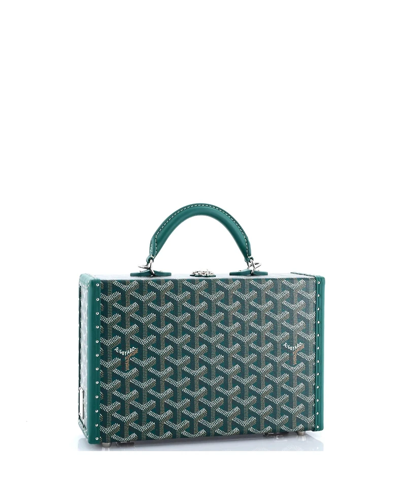 Pre-Owned Goyard Pm Grand Hotel Trunk Bag Coated Canvas
