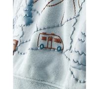 Carter's Baby Boys 2-Piece Day Dream Mountain Print Sweatshirt and Pants Set
