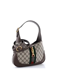 Pre-Owned Balenciaga Small x Gucci The Hacker Project Jackie 1961 Hobo Bb Coated Canvas