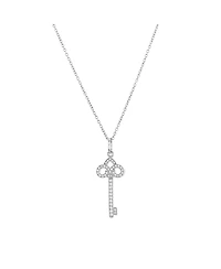Pre-Owned Tiffany & Co. Fleur de Lis Key Pendant Necklace