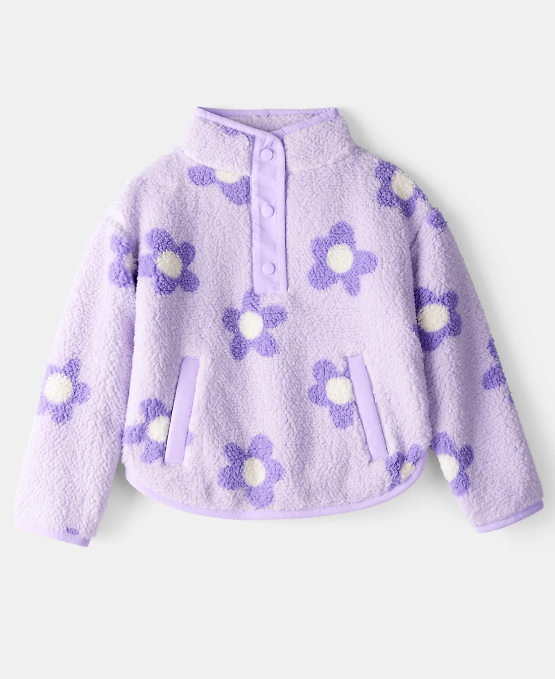 Carter's Girls Toddler 2T-5T Floral Pullover Sweatshirt