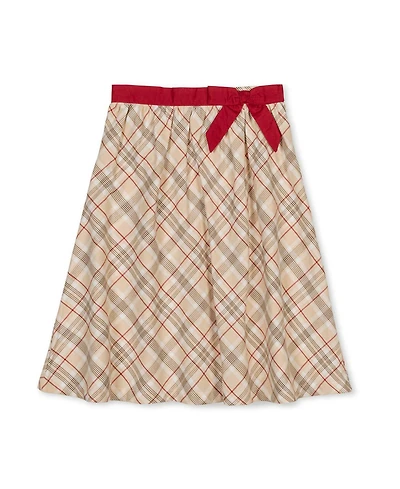 Hope & Henry Big Girls Organic Pull-on Bow Sash Party Skirt