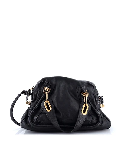 Pre-Owned Chloe Medium Paraty Top Handle Bag Leather