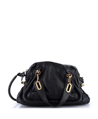 Pre-Owned Chloe Medium Paraty Top Handle Bag Leather