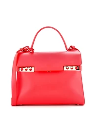 Pre-Owned Delvaux Gm Tempete Top Handle Bag Leather