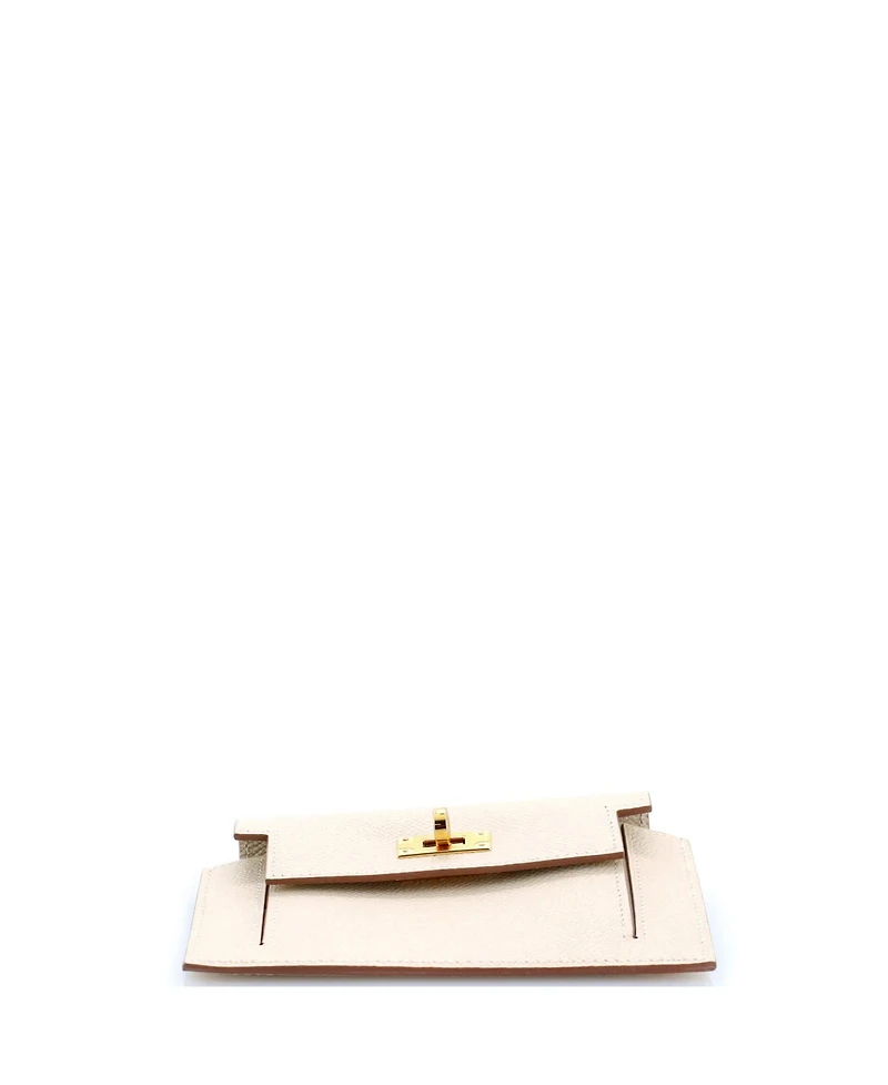 Pre-Owned Hermes Kelly Pocket Compact Wallet Epsom