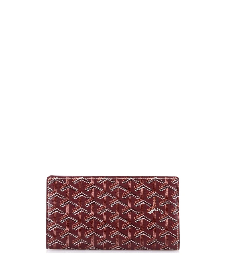 Pre-Owned Goyard Long Richelieu Wallet Coated Canvas