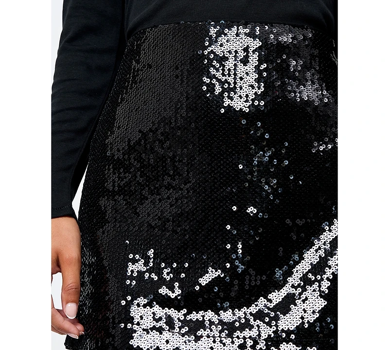 French Connection Women's Sadie Sequin Detail Mini Skirt