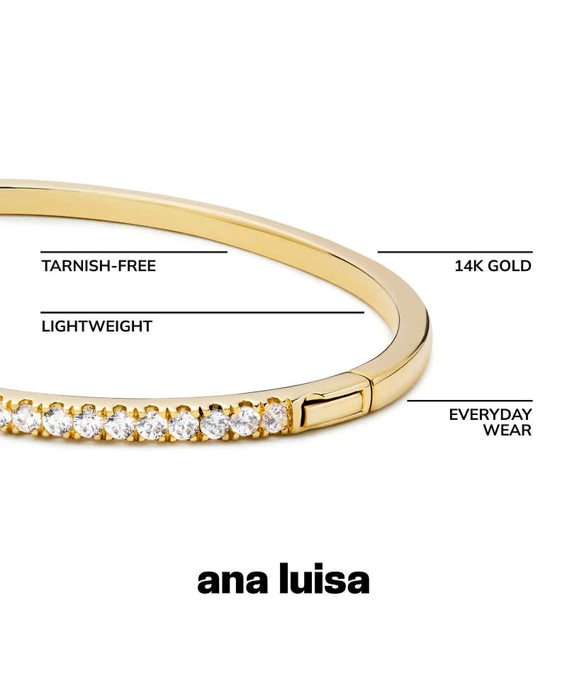 Ana Luisa Gold Bangle Bracelet - Juliette